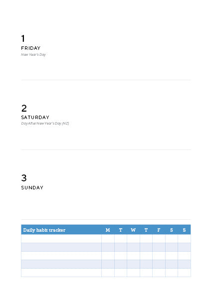 Weekly Planner 2027 Diary