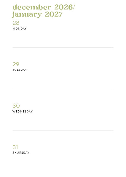 WellBeing Mindfulness 2027 Diary