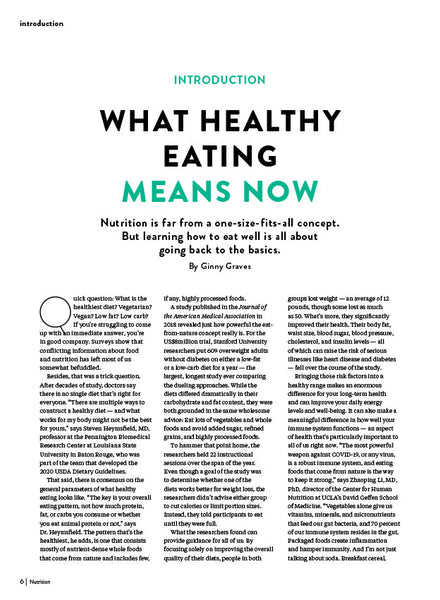 My Life Coach: Nutrition Bookazine: Your Healthiest Diet