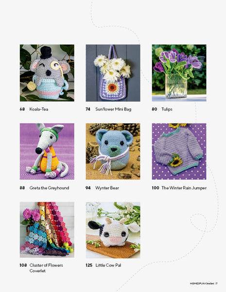 Homespun Crochet Issue 5: Beginners and Beyond - 16 fun patterns to crochet
