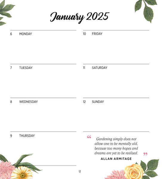 Life is a Garden 2025 Diary