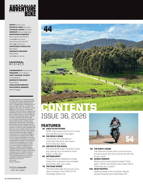 Australian Adventure Bike Magazine Issue 36