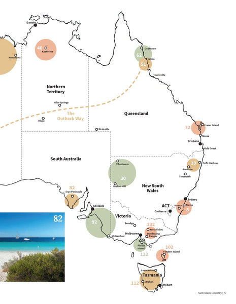 Australian Country Road Trips Issue 4: Travel Guide with 15 Iconic Journeys