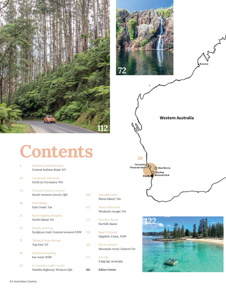Australian Country Road Trips, Issue 5 - 15 Iconic Journeys through Australia and New Zealand
