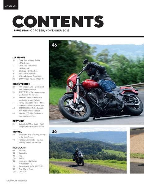 Australian Road Rider Magazine Issue 186