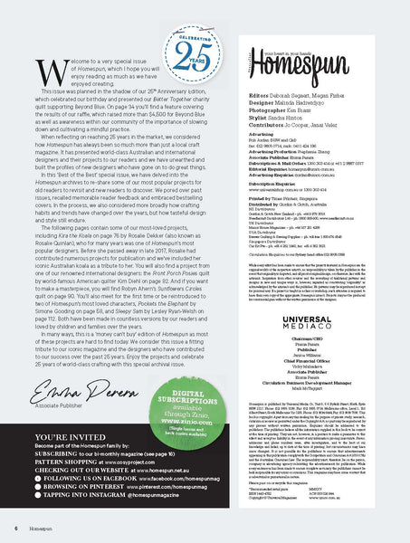 Homespun Magazine Issue 26.2