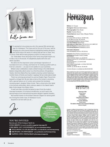 Homespun Magazine Issue 26.3