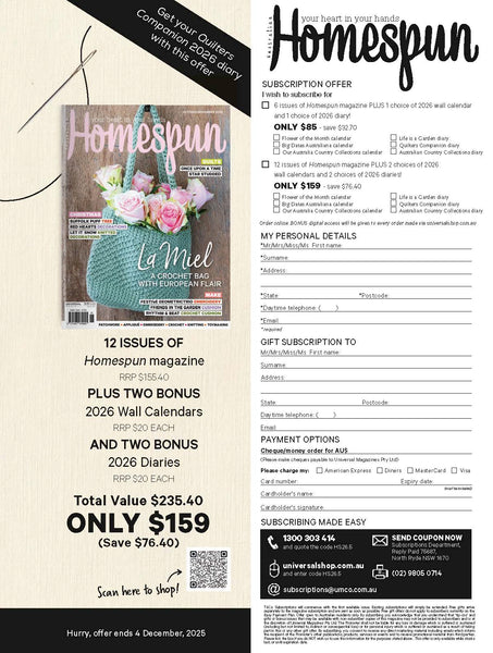 Homespun Magazine Issue 26.5