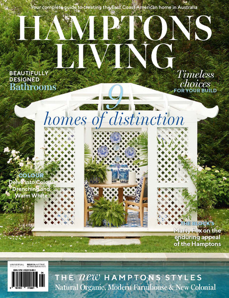 Hamptons Living issue 4, Your Complete Guide to the East Coast American Home, by Natalee Bown