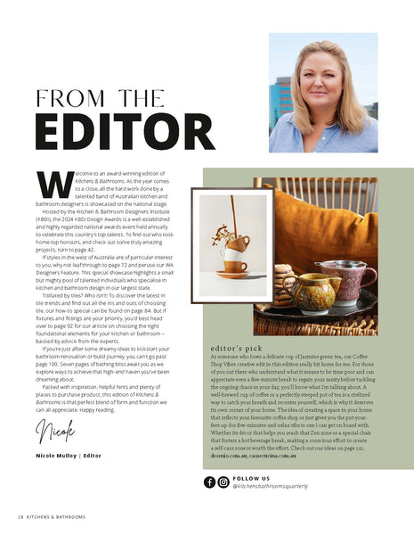 Kitchens & Bathrooms Quarterly Magazine Issue 313