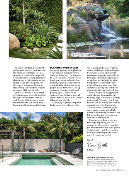 Landscape & Garden Design Issue 2 Bookazine: 25 inspiring Australian Garden Designs