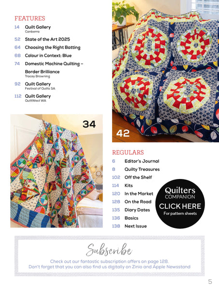 Quilters Companion Magazine Issue 136