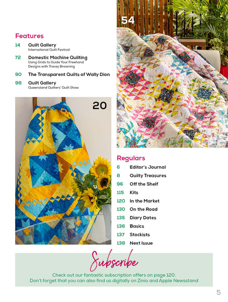 Quilters Companion Magazine Issue 132