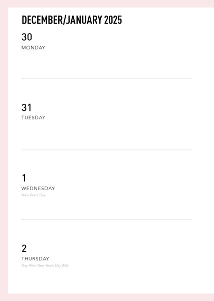 WellBeing Mindfulness 2025 Diary