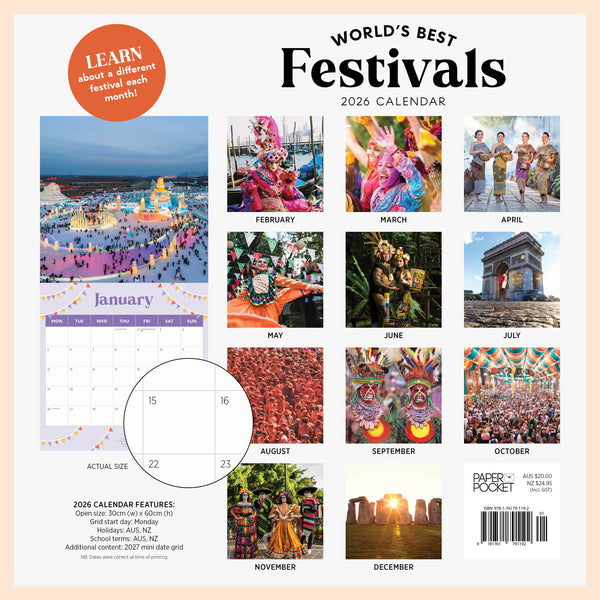 Worlds Best Festivals 2026 Calendar