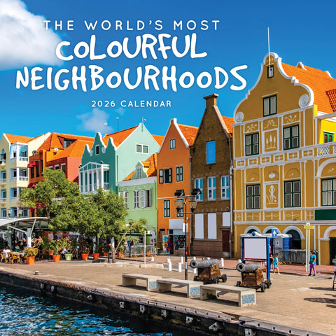 World's Most Colourful Neighborhoods 2026 Calendar