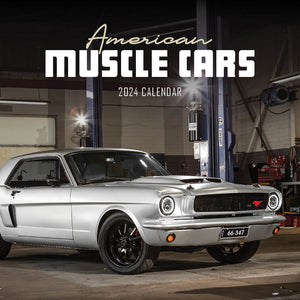 2024 American Muscle Cars Calendar – Cover Image