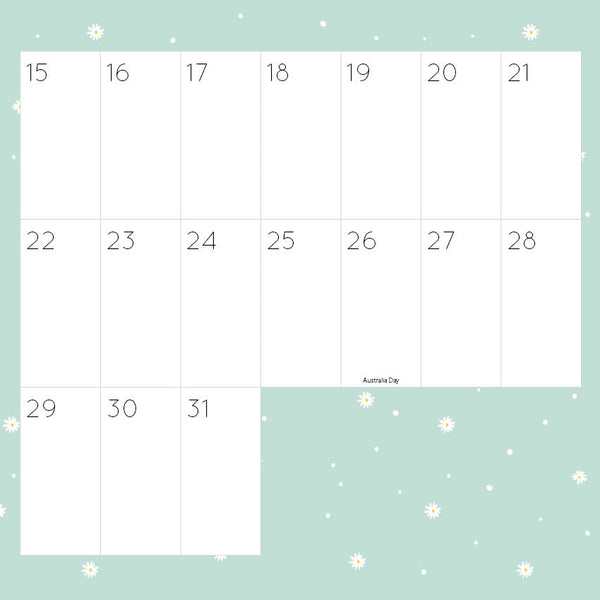2024 Big Dates Easy To See Calendar – Month Overview