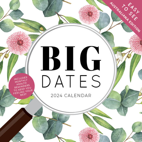 2024 Big Dates Easy To See Australiana Calendar – Cover Image
