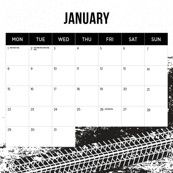 2024 Big Rigs Calendar – Month Overview