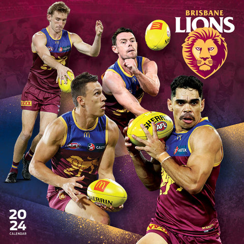 2024 Afl Brisbane Lions Calendar – Cover Image