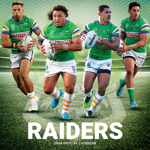 2024 Nrl Canberra Raiders Calendar – Cover Image
