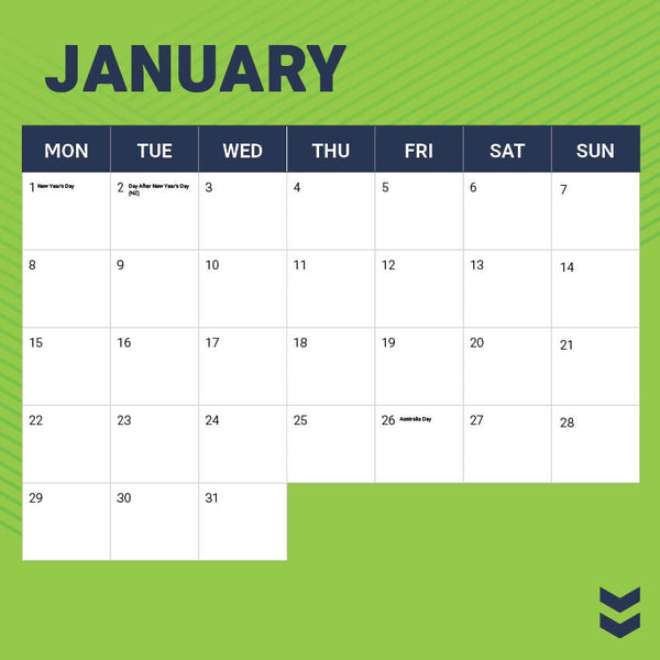 2024 Nrl Canberra Raiders Calendar – Month Overview