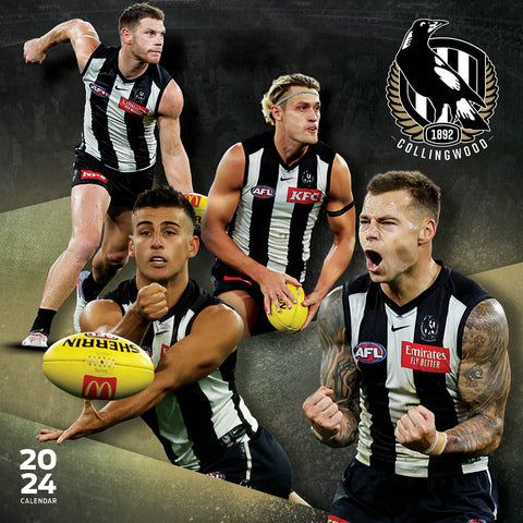 2024 Afl Collingwood Magpies Calendar – Cover Image