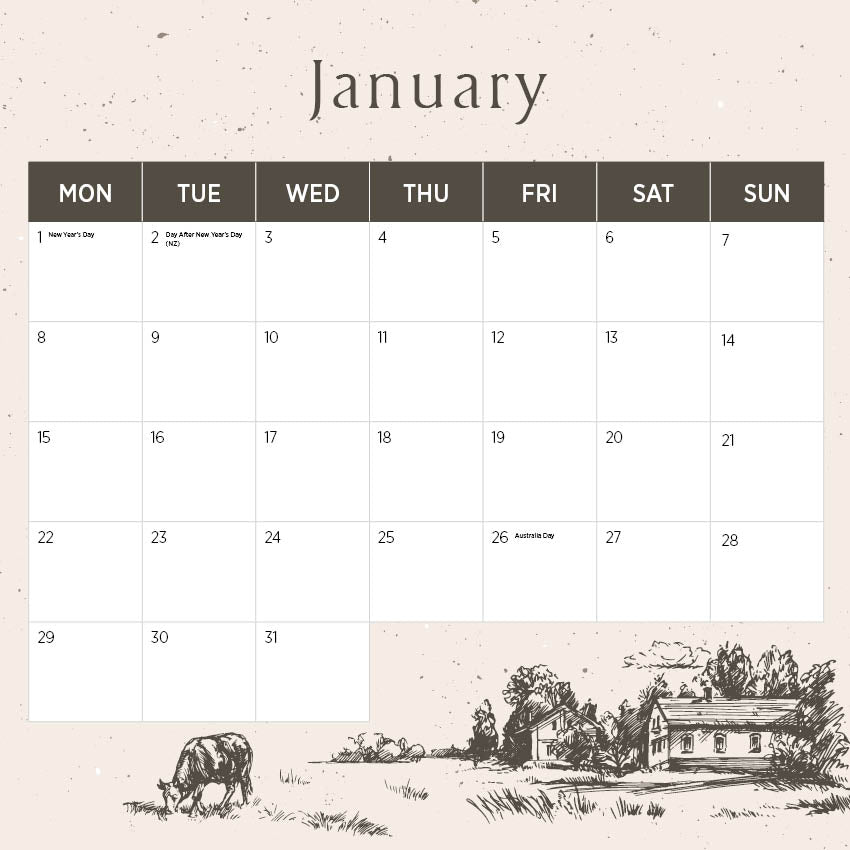 2024 English Countryside Calendar | Paper Pocket 2024 English Countryside Calendar | Paper Pocket