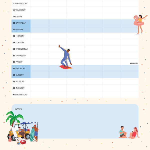 2024 Family Planner Calendar – Month Overview