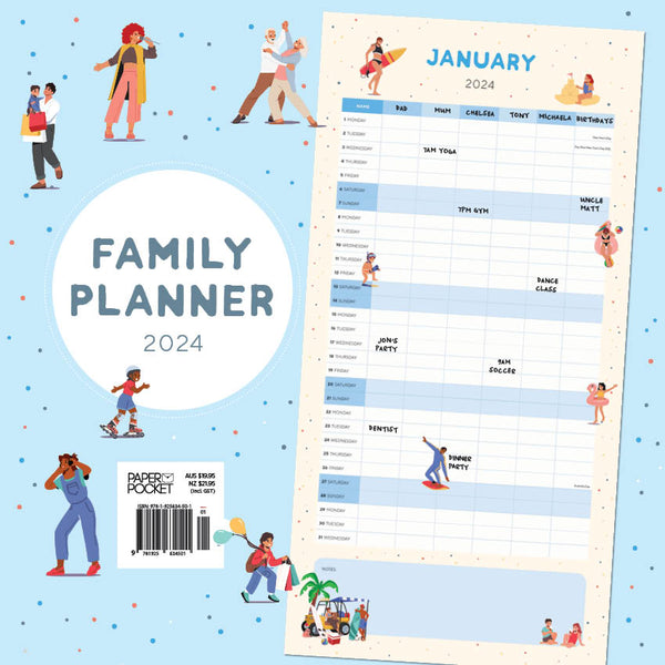 2024 Family Planner Calendar – Back Cover