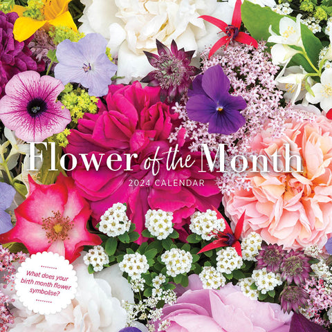 2024 Flower Of The Month Calendar – Cover Image