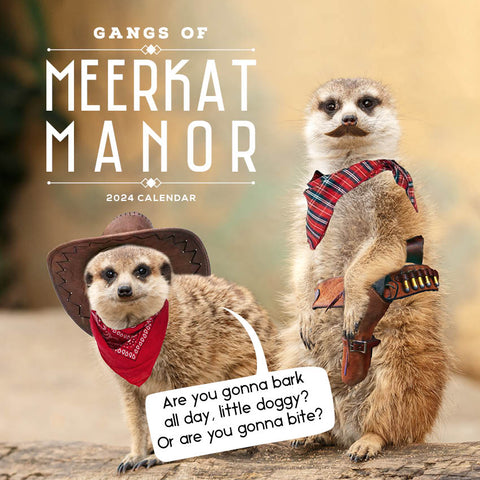 2024 Gangs Of Meerkat Manor Calendar – Cover Image