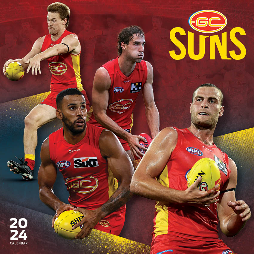 2024 Afl Gold Coast Suns Calendar – Cover Image