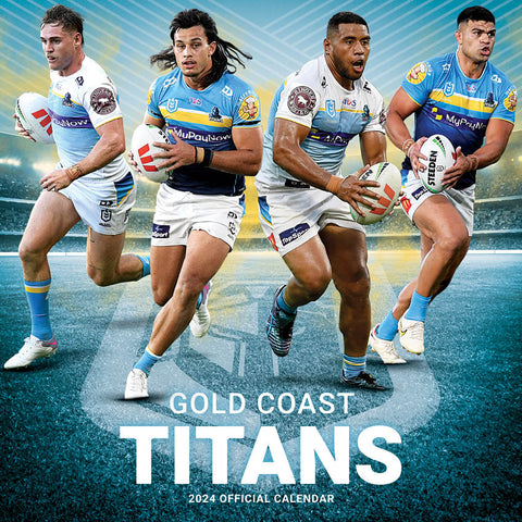 2024 Nrl Gold Coast Titans Calendar – Cover Image