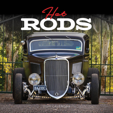 2024 Hot Rods Calendar – Cover Image