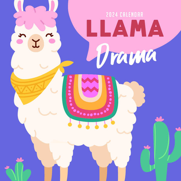 2024 Llama Drama Calendar – Cover Image