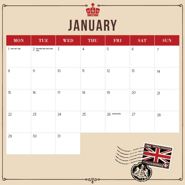 2024 London Calendar – Month Overview