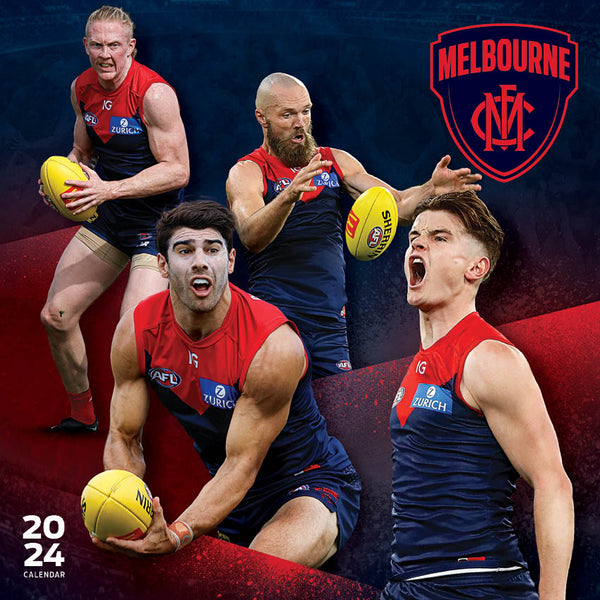 2025 AFL Melbourne Demons Calendar Paper Pocket