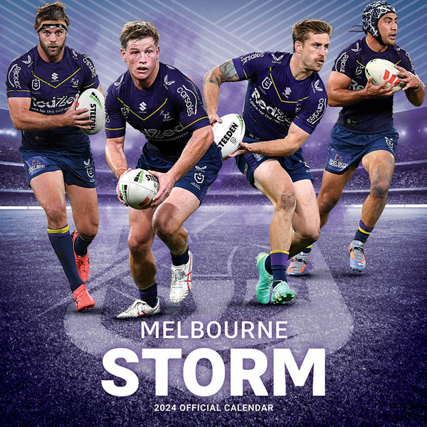 2024 Nrl Melbourne Storm Calendar – Cover Image