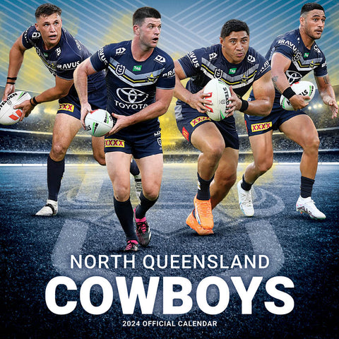 2024 Nrl North Queensland Cowboys Calendar – Cover Image