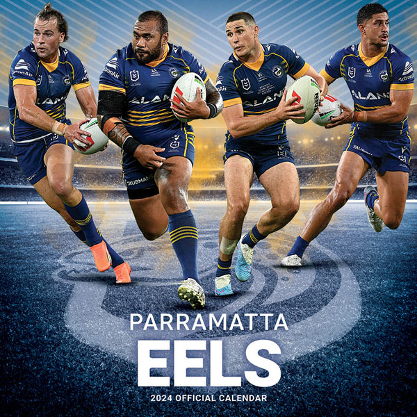 2024 NRL Parramatta Eels Calendar Paper Pocket