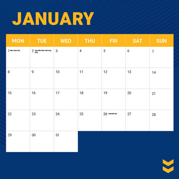 2024 Nrl Parramatta Eels Calendar – Month Overview