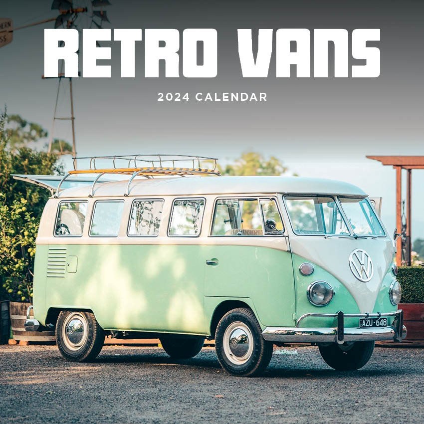 2024 Retro Vans Calendar – Cover Image