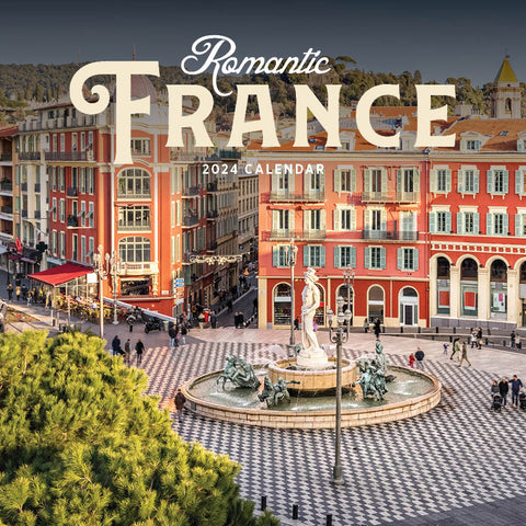 2024 Romantic France Calendar – Cover Image