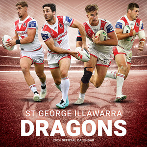 2024 Nrl St George Illawarra Dragons Calendar – Cover Image