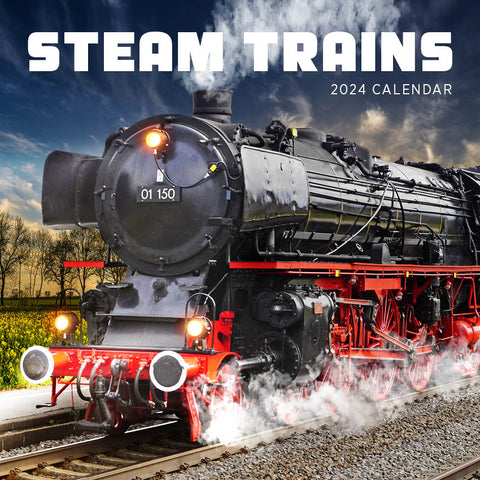 2024 Steam Trains Calendar – Cover Image