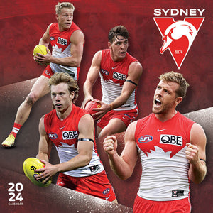 2024 Afl Sydney Swans Calendar – Cover Image