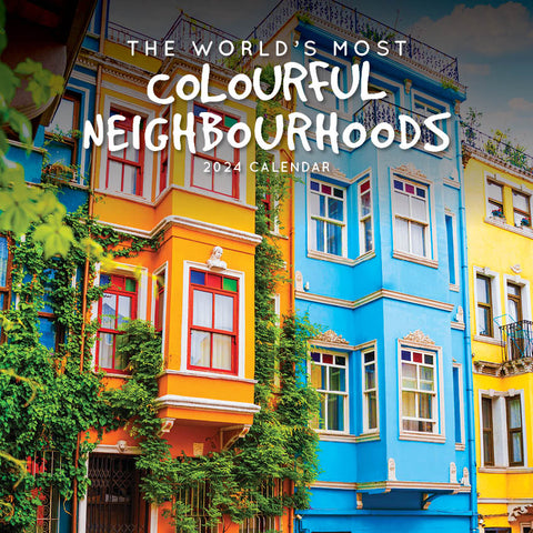 2024 The World's Most Colourful Neighborhoods Calendar – Cover Image