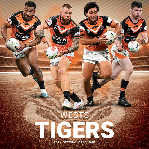 2024 Nrl Wests Tigers Calendar – Cover Image